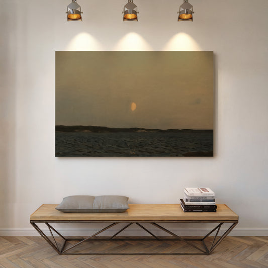 Moonrise Over Quiet Waters