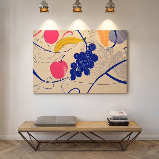 Summer Fruits Dance In Cream Light