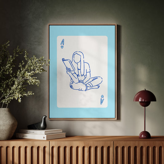 Blue Lines Tell Stories Simply