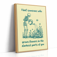 Find Someone Who Waters You, Teal Bloom