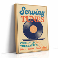 Serving Tunes: Vinyl on a Platter