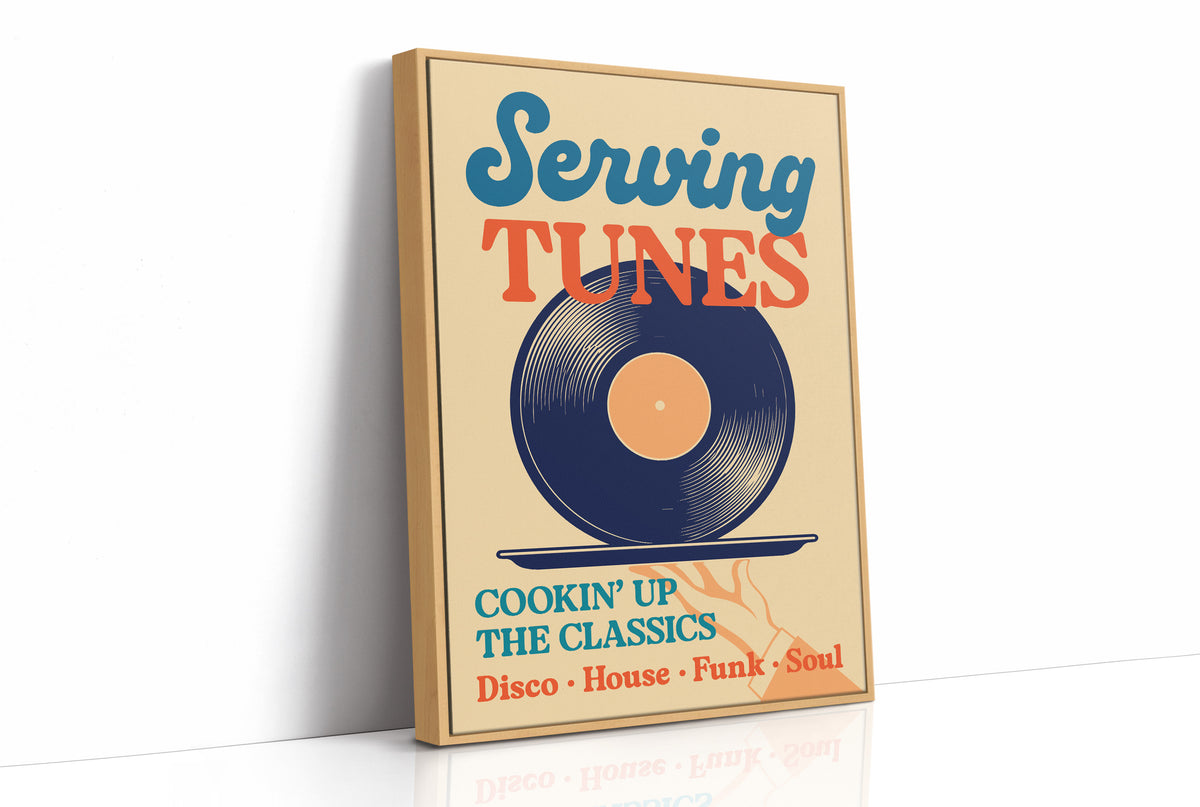 Serving Tunes: Vinyl on a Platter