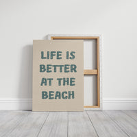 Coastal Wisdom in Teal Typography