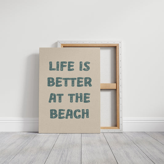 Coastal Wisdom in Teal Typography