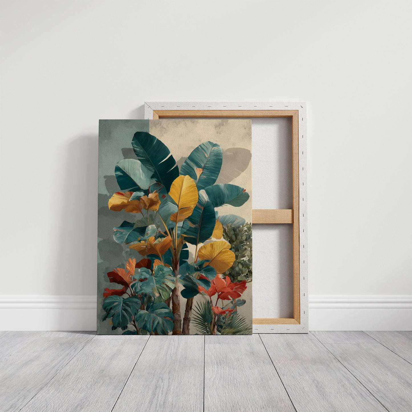 Teal and Marigold Jungle