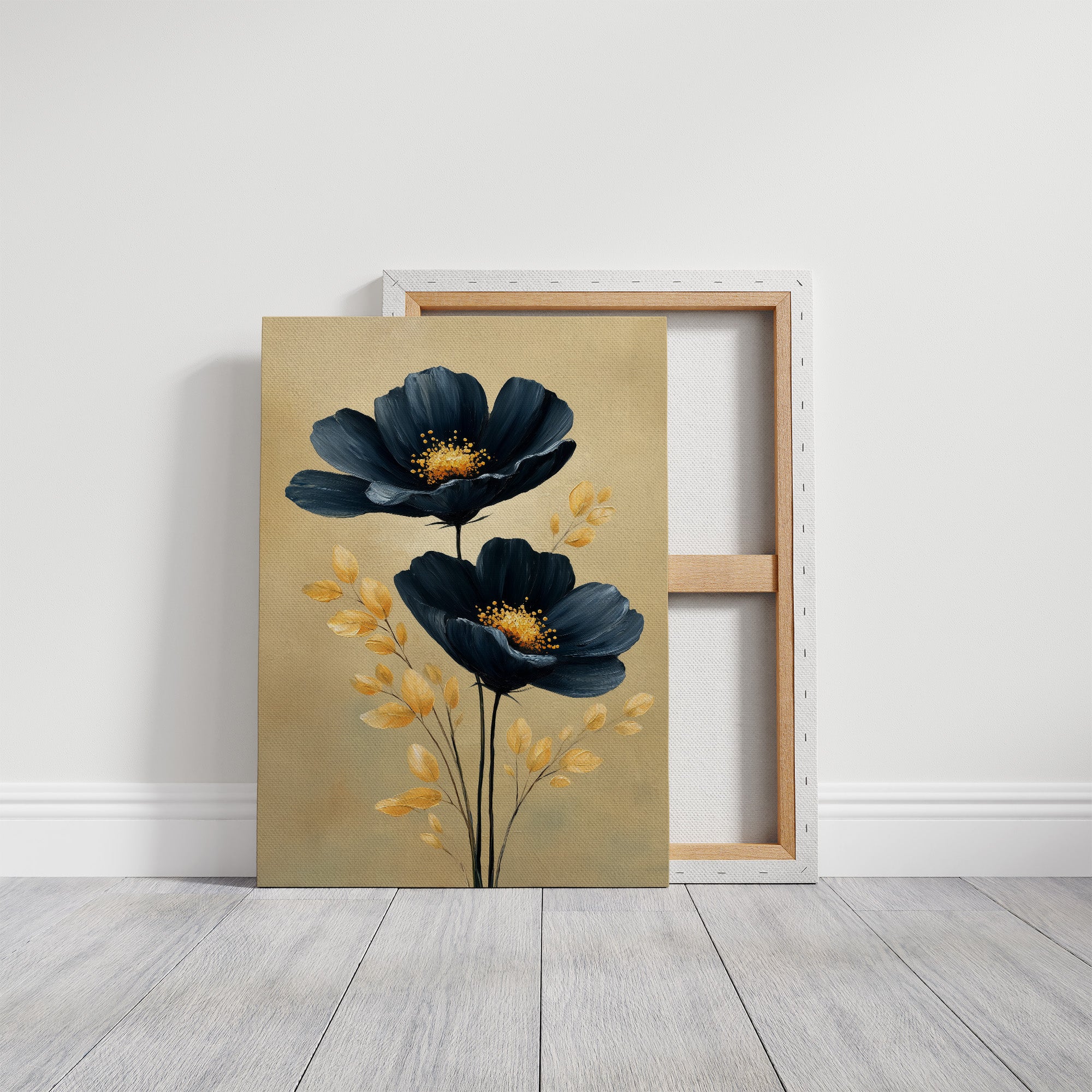 Midnight Blooms Against Golden Dawn