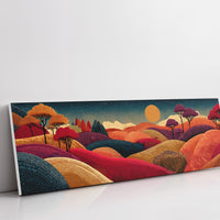 Sunlit Hills of Autumn Dreams