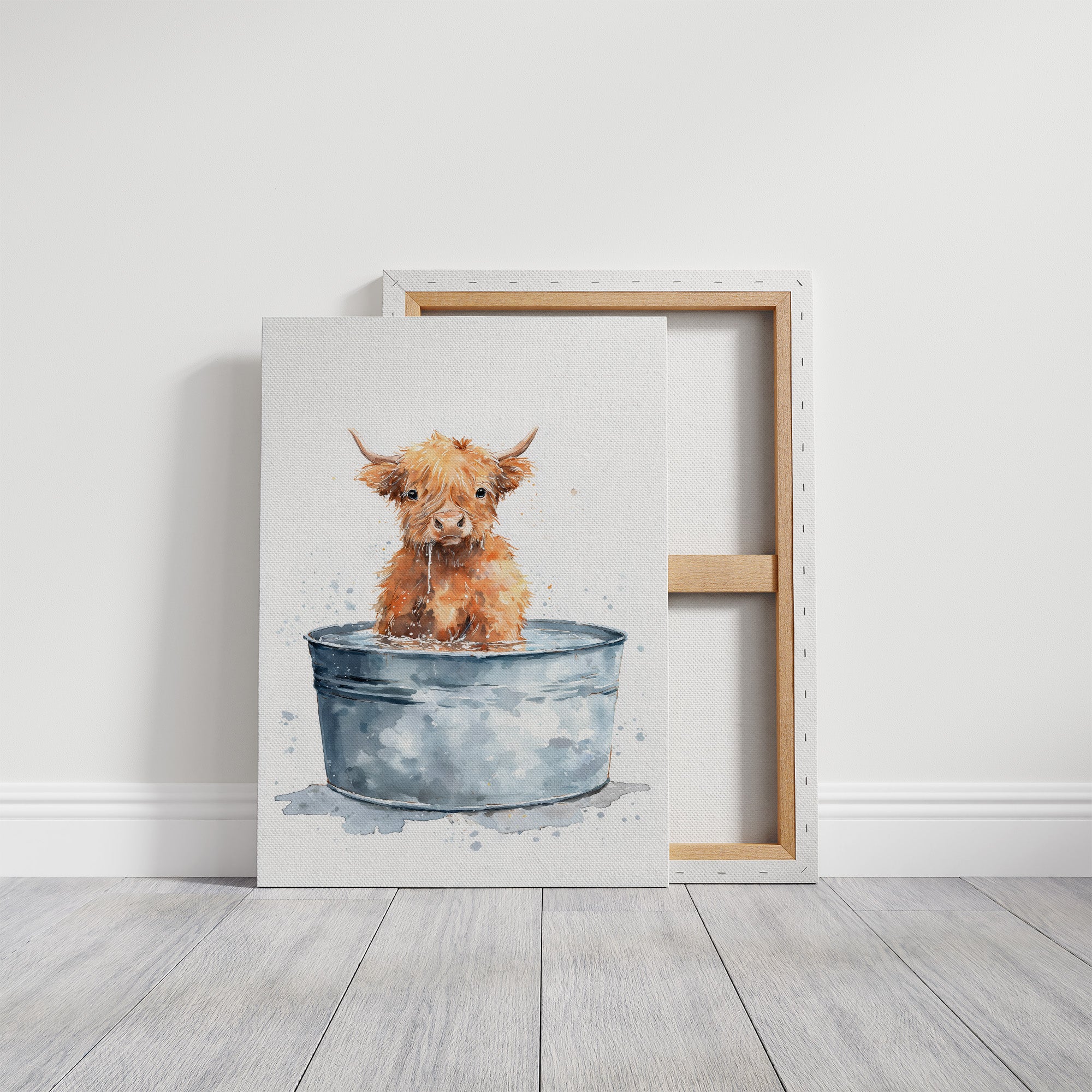 Little Highland in a Tin Bath