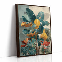 Teal and Marigold Jungle