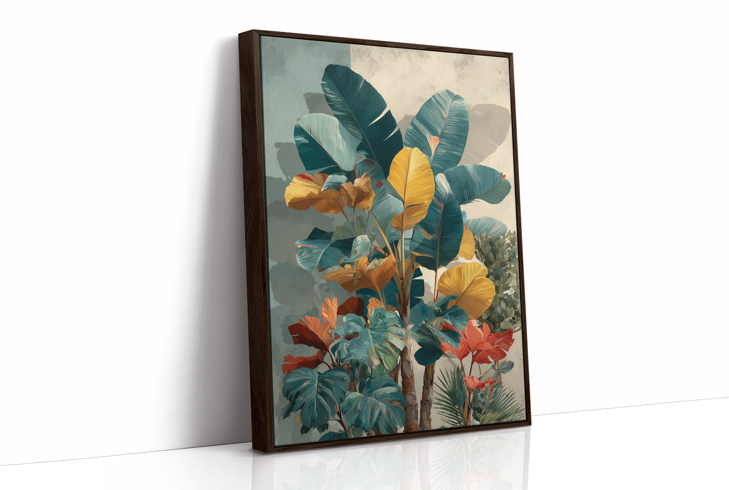 Teal and Marigold Jungle