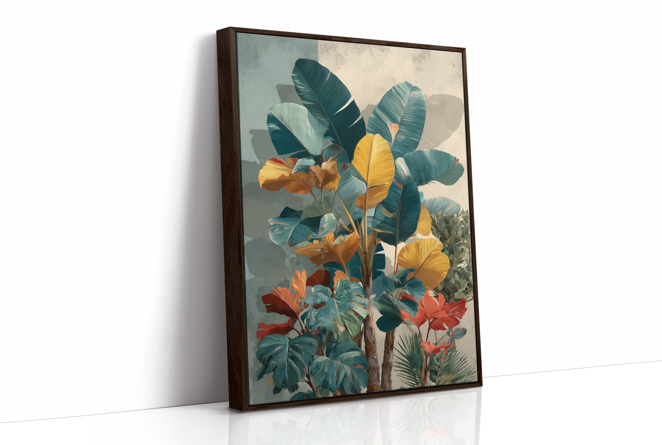 Teal and Marigold Jungle