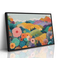 Rolling Hills Dance With Wild Blooms