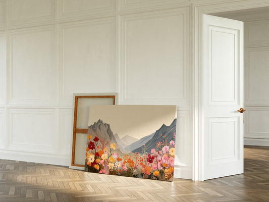 Alpine Meadows Bloom In Coral
