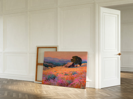 Sunset Over Fields of Gold