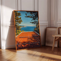 Mediterranean Match Point At Sunset