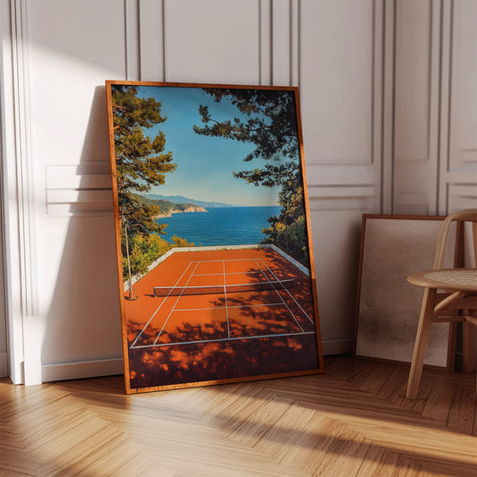 Mediterranean Match Point At Sunset