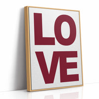 Love in Bold Block Type