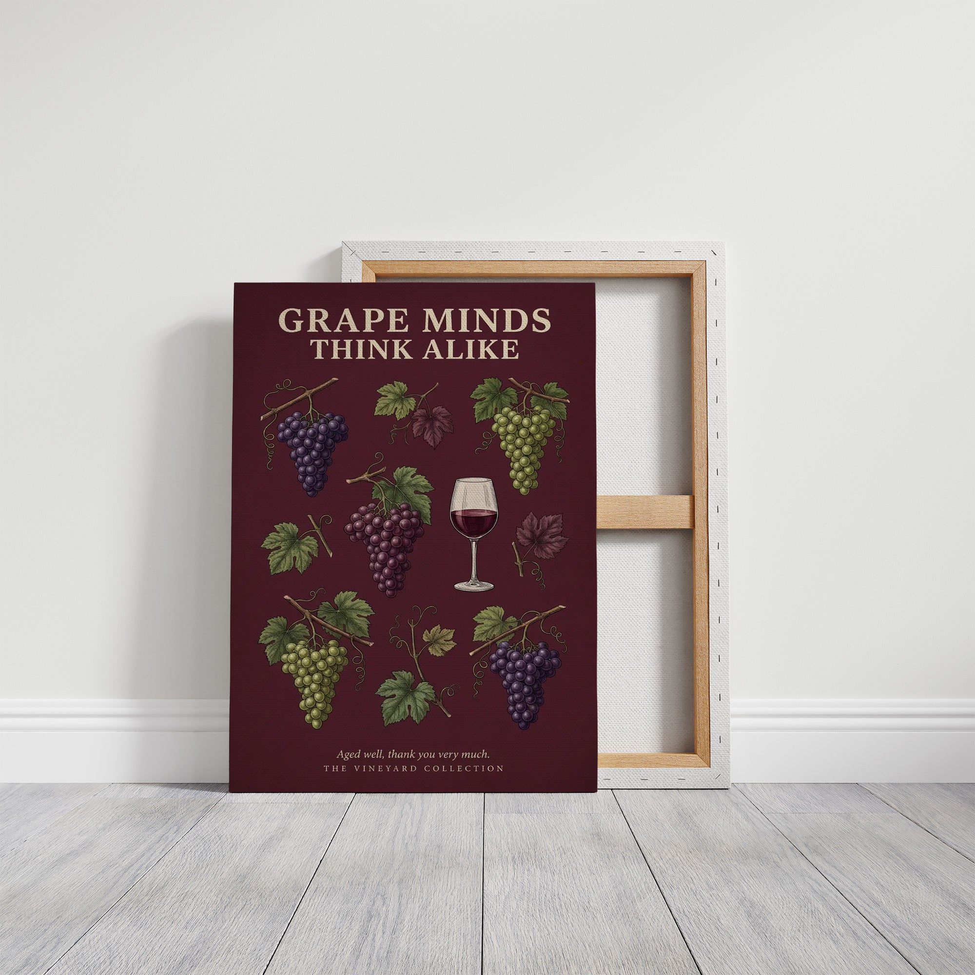 Grape Minds Think Alike: Vintage Vineyard Chart