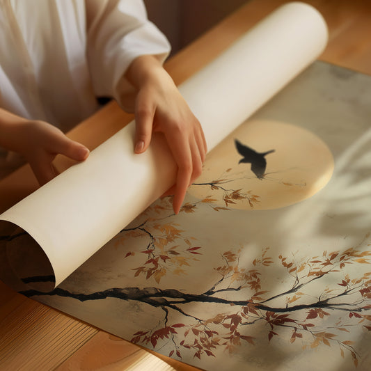 Moonlit Branch Guides Night's Journey