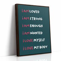 Six Ways to Say I Am (Teal)
