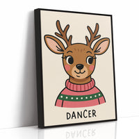 Cozy Reindeer In Holiday Sweater