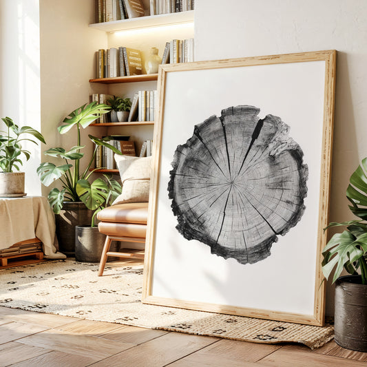 Textured Tree Ring Study