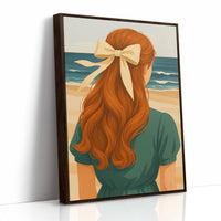 Copper Waves Meet Ocean Blue