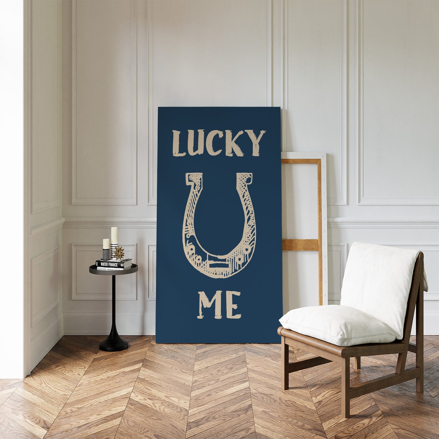 Lucky Me Horseshoe Print – Western Country Wall Art