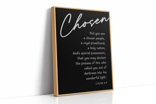 Chosen: 1 Peter 2:9 Scripture Art