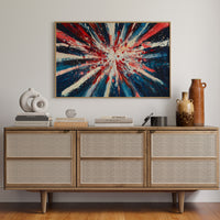 Stars Burst Into Patriotic Light