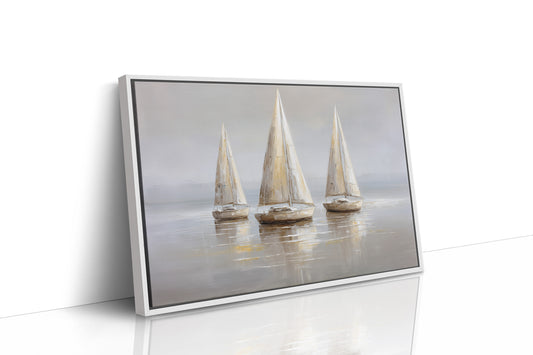 Sails Drift On Quiet Waters