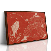Catch of the Day in Red Chalk