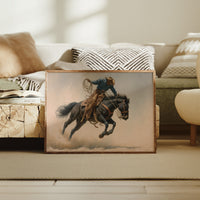 Wild Stallion Dances Through Dust