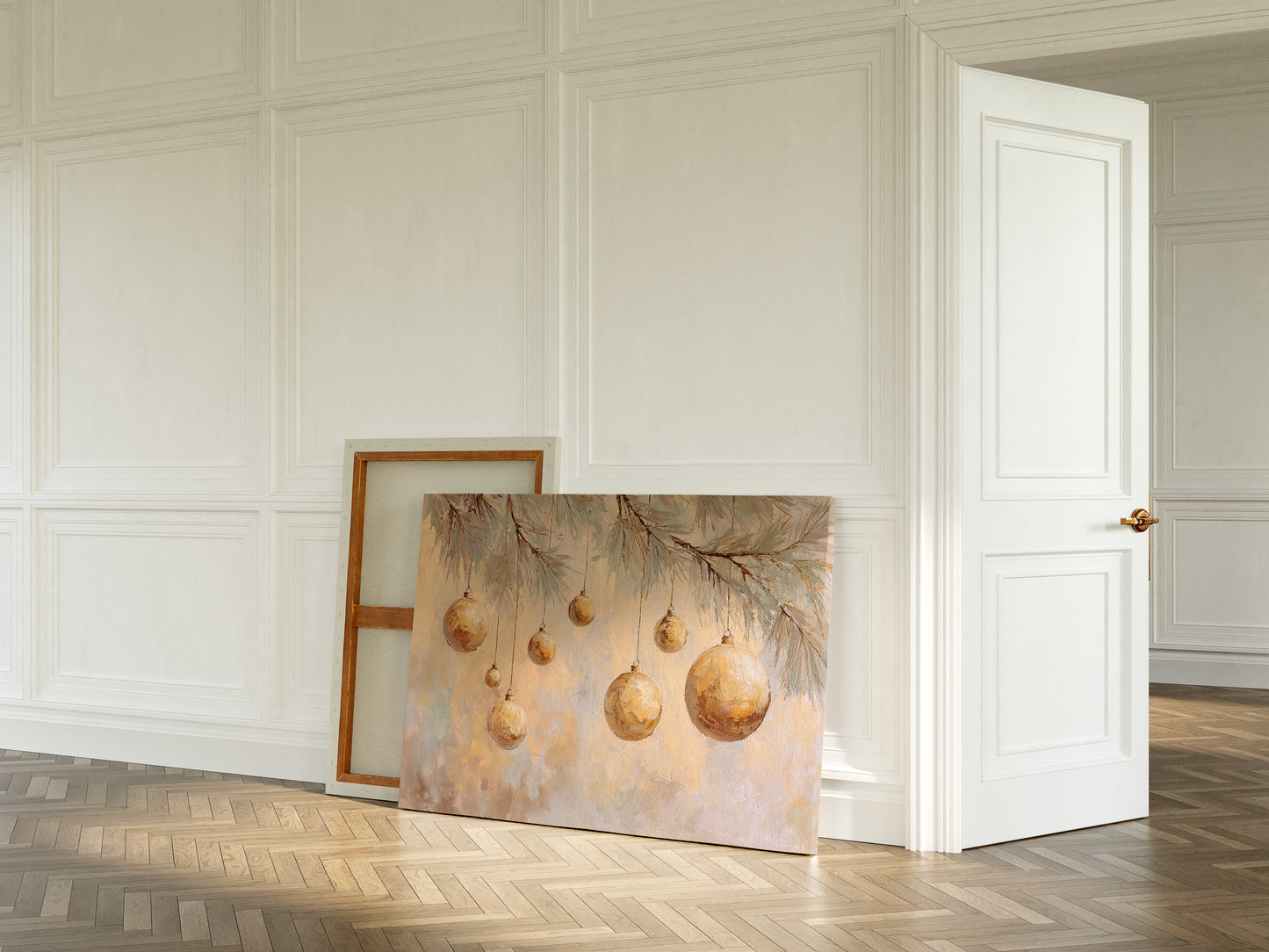 Glistening Orbs of Winter's Embrace