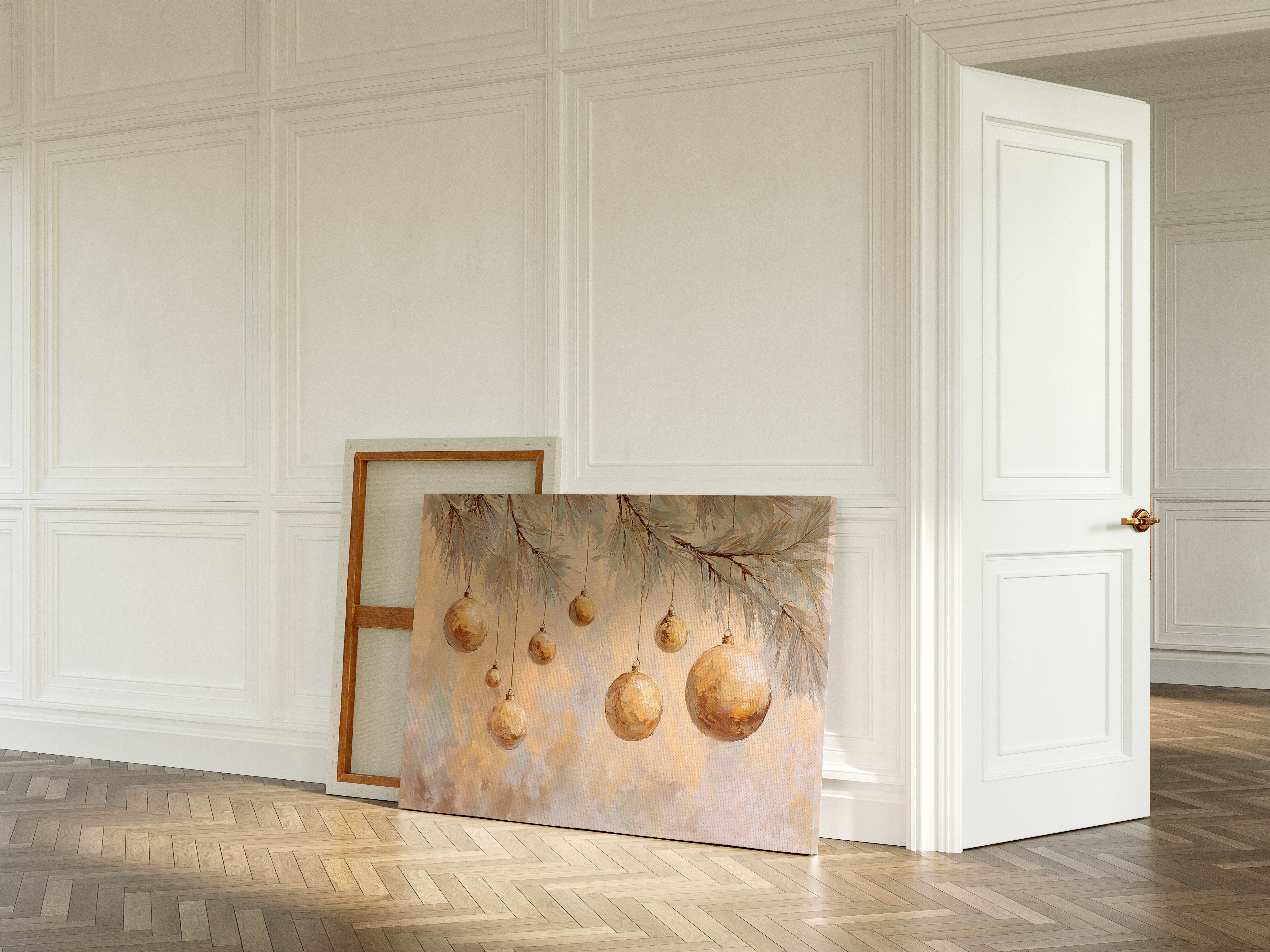 Glistening Orbs of Winter's Embrace