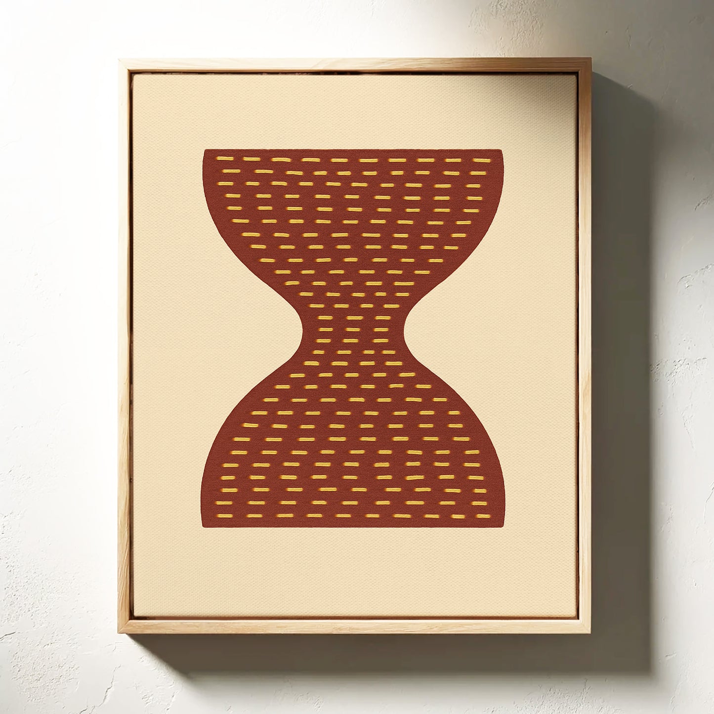 Time Flows In Terracotta Lines