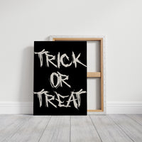 Stark Words Against Midnight Canvas