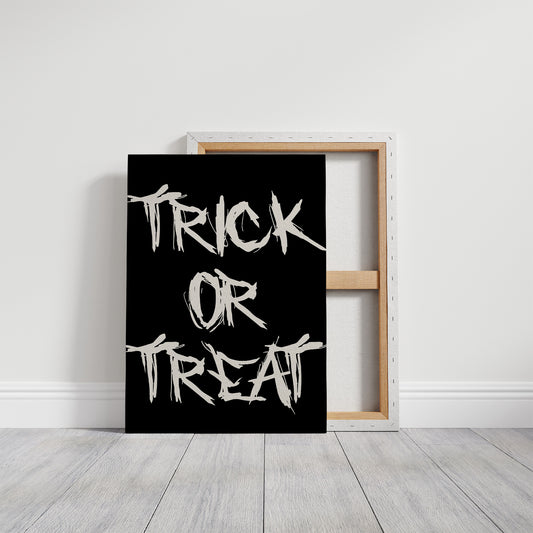 Stark Words Against Midnight Canvas