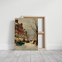 December Streets Remember Simpler Days