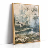 Daisies by the Water: Cottage in the Birch Grove