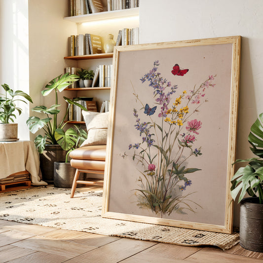A Garden's Colorful Ballet