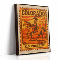 Sunset Trails On Postal Canvas