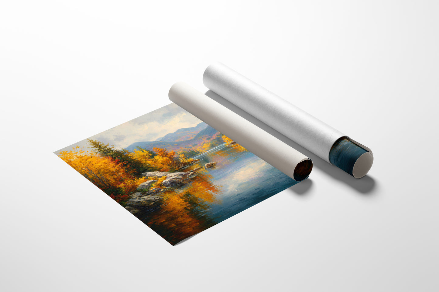 Mountain Lake Mirrors October's Glory