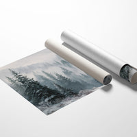 When the Fog Lifted over the Pines