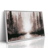 Sunburst Through the Pines