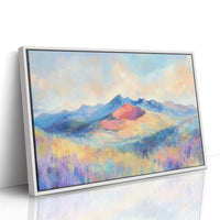 Lavender Fields Meet Coral Mountains