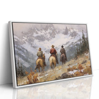 Three Riders Before the Snow