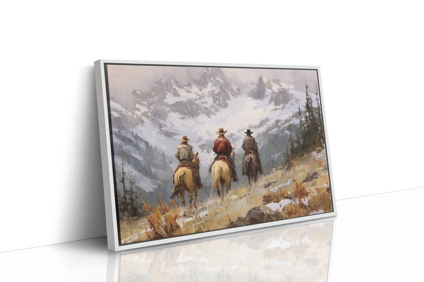 Three Riders Before the Snow