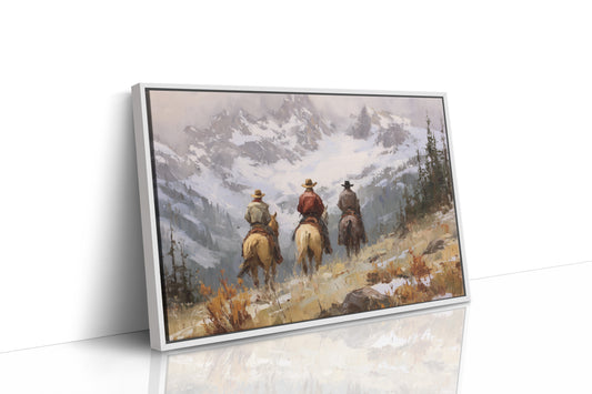 Three Riders Before the Snow