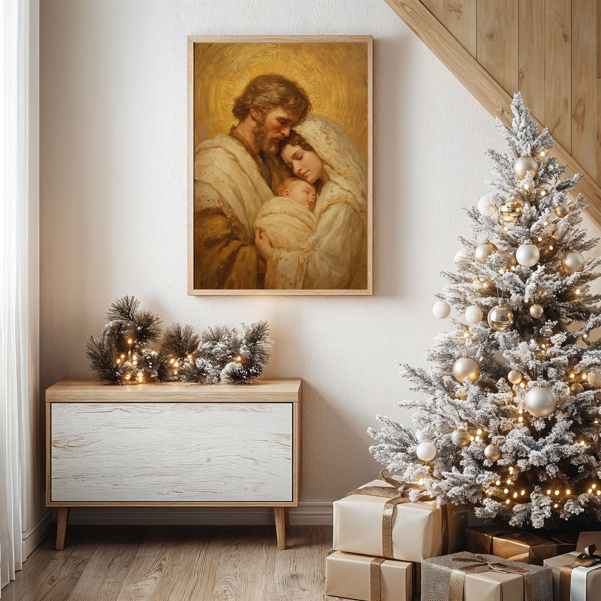 Sacred Light On Winter Morning